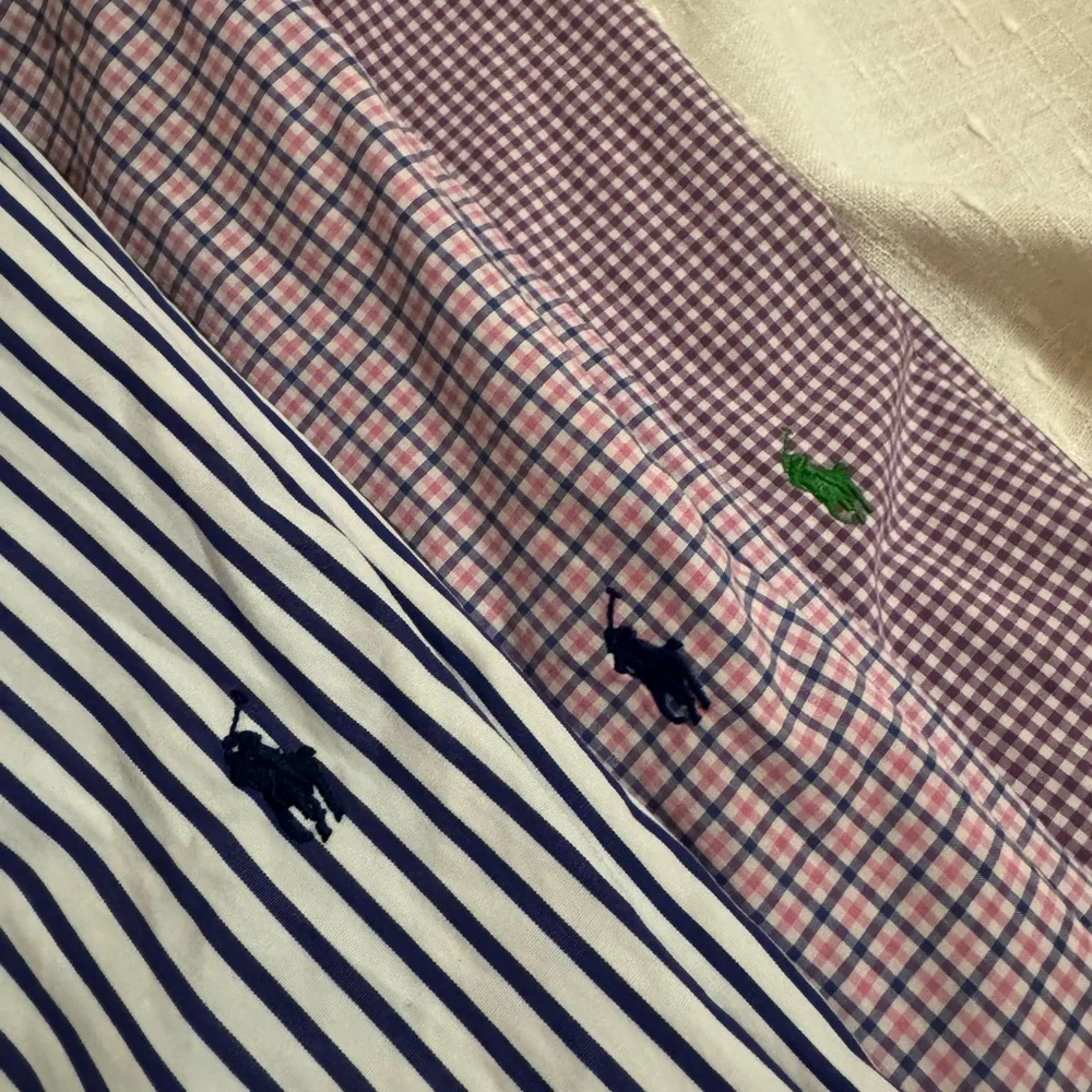 Polo by Ralph Lauren Casual Button Down Shirts Blue and Pink - Picture 2 of 3